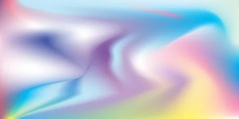 Abstract blurred gradient mesh background.Holographic Texture. Purple Pop Stock Illustration