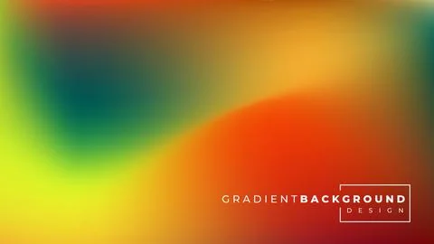 Abstract blurred gradient mesh color background. Smooth soft vector color ble Stock Illustration