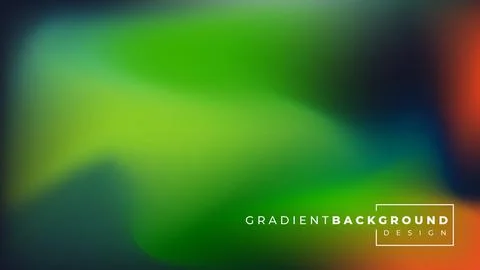 Abstract blurred gradient mesh color background. Smooth soft vector color ble Stock Illustration