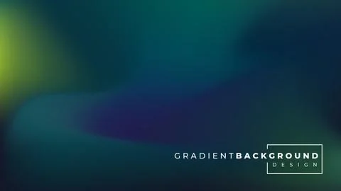 Abstract blurred gradient mesh color background. Smooth soft vector color ble Stock Illustration