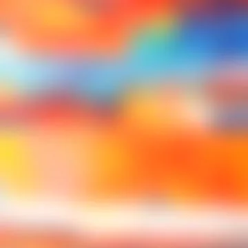 Abstract Blurred, Gradient, Pastel, Soft, Colorful, Smooth Background Stock Photos