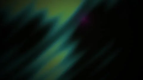 Abstract Blurred Green and Teal Lights Glowing on Dark Background with Fast.. Stock Footage 345274268