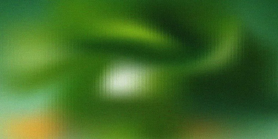 Abstract blurred green background with a soft glowing light center Иллюстрация