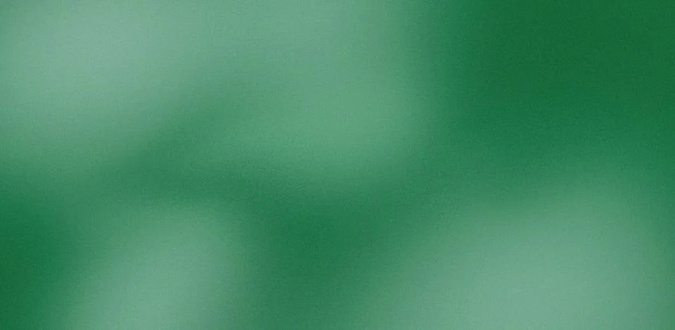 Abstract blurred green gradient background with grainy texture Ilustración de archivo