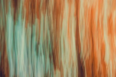 Abstract blurred landscape with movement effect. Foto stock