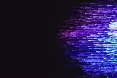 Abstract blurred light on the black background Фото