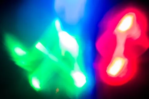 Abstract blurred lights, background Stock Photos