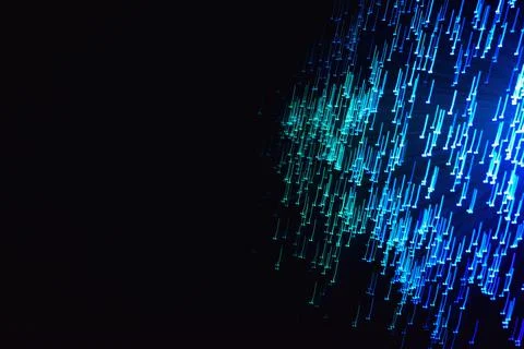 Abstract blurred lights motion effect background Stock Photos