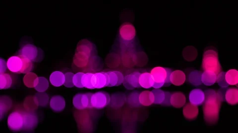 Abstract blurred lights at the night Stock Footage 103938236