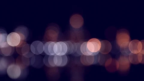 Abstract blurred lights at the night Stock Footage 105941905
