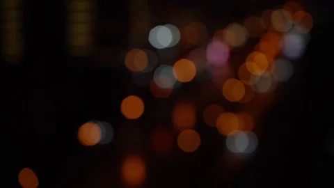 Abstract blurred lights outside the window 库存影片 142907423