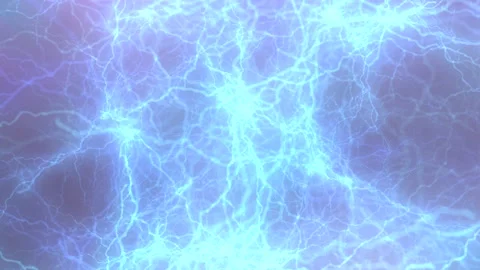 Abstract blurred lilac background with blue lightning bolts. Stock Footage 157999941