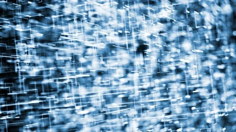 Abstract blurred lines dots network background 動画素材 226807039