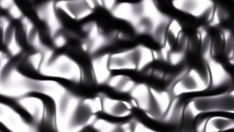 Abstract Blurred Liquid Metal or Wave Water Loop Background Stock Footage