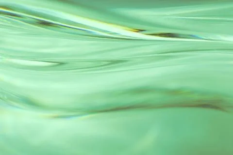 Abstract blurred mint wavy background Stock Illustration