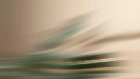 Abstract blurred motion background with green and beige colors Stockillustratie