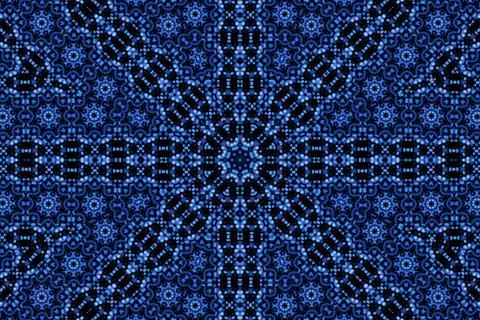 Abstract blurred pattern background Dark background with unfocused blue bu... Stock Photos