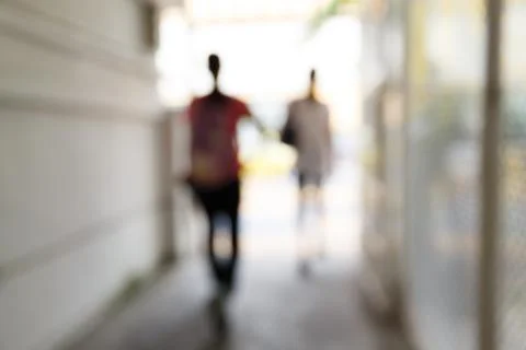 Abstract blurred people Stock Photos