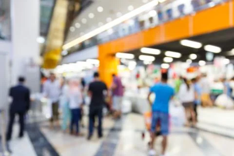 Abstract blurred people Stock Photos