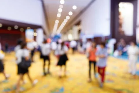 Abstract blurred people Stock Photos