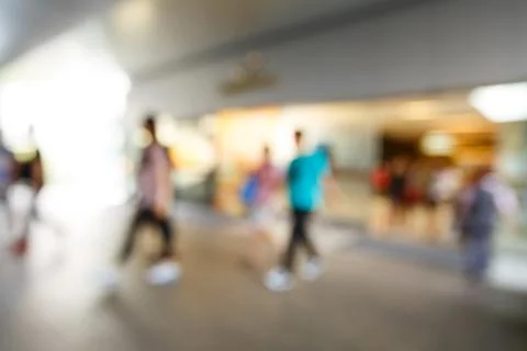 Abstract blurred people Stock Photos