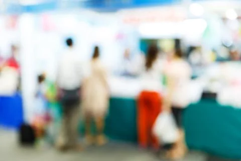 Abstract blurred people Stock Photos
