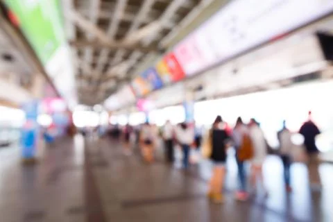 Abstract blurred people Stock Photos
