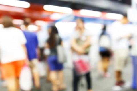Abstract blurred people Stock Photos
