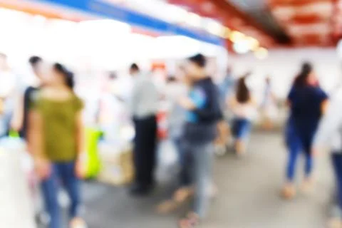 Abstract blurred people Stock Photos