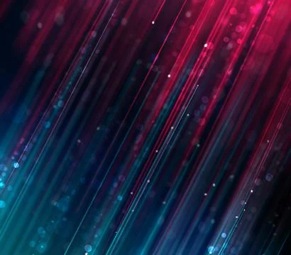 Abstract blurred rays of blue and purple color background. Stock Illustration