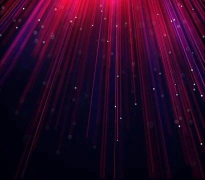 Abstract blurred rays of red and purple color Stock Illustration