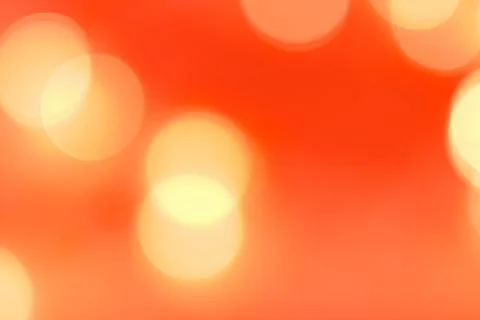 Abstract blurred red background with yellow bokeh Defocused Stock Illustration