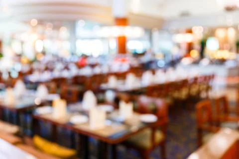 Abstract blurred restaurant Stock Photos