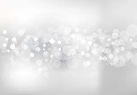 Abstract blurred soft focus bokeh of white and gray color background concept, Illustrazione stock