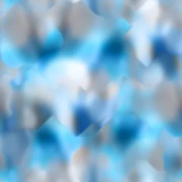 Abstract blurred spots seamless pattern. Celestial blue background. Stockillustratie