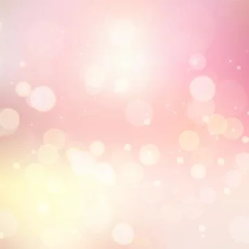 Abstract blurred spring summer light pastel pink bokeh background texture w.. Stock Illustration