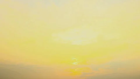 Abstract Blurred Sunset, Warm Yellow and White Hues Stock Footage 311587364