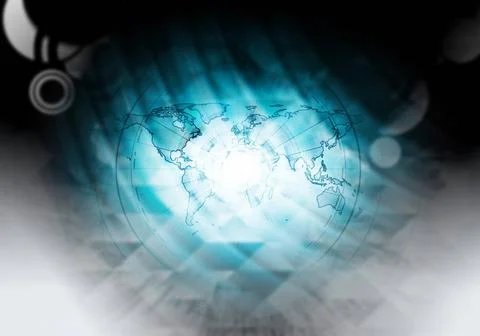 Abstract blurred tech background Abstract blurred tech background with wor... Stockfoto's