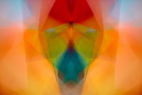 Abstract blurred texture geometric shape triangular paper texture background. 스톡 사진