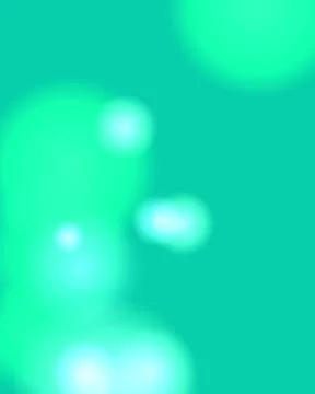 Abstract blurred turquoise background with mint green bokeh lights for web .. Stock Illustration