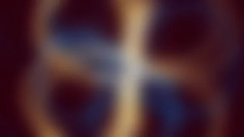 Abstract blurry background with orange and blue light Stock Illustration
