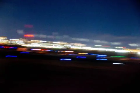 Abstract blurry background with pattern from colorful traces Stock Photos