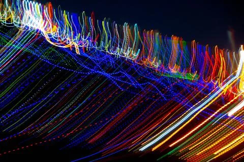 Abstract blurry background with pattern from colorful traces 스톡 사진