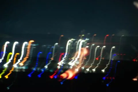 Abstract blurry background with pattern from colorful traces Stock Photos
