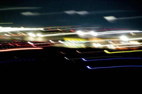 Abstract blurry background with pattern from colorful traces 스톡 사진