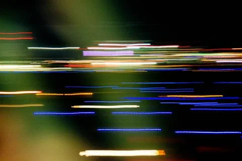 Abstract blurry background with pattern from colorful traces Stock Photos