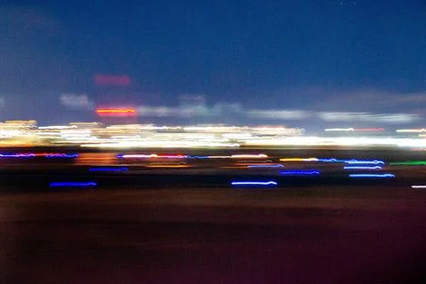 Abstract blurry background with pattern from colorful traces Stock Photos