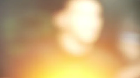 Abstract blurry background with soft warm glowing lights and shadows. Stock Footage 341215613