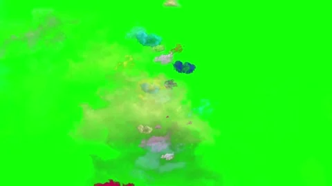 Abstract Blurry Background with Vibrant Colors Stock Footage 303725571