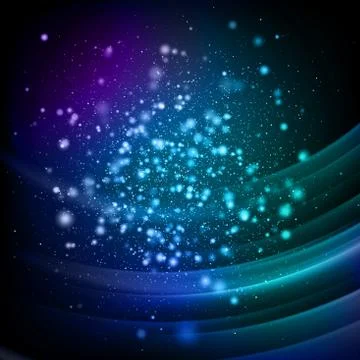 Abstract blurry blue background. EPS 10 Illustrazione stock